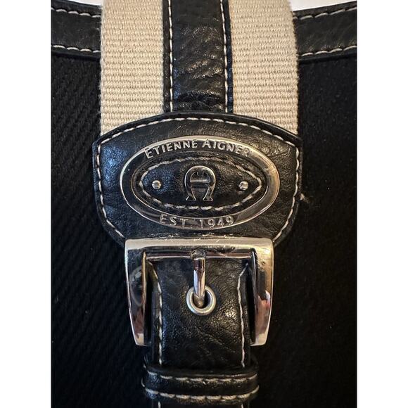 Vintage Etienne Aigner Black Purse - Picture 2 of 13